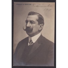 IGNACIO D. IRIGOYEN ANTIGUA TARJETA POSTAL, GOBERNADOR DE BUENOS AIRES Y UNO DE LOS FUNDADORES DEL CLUB GIMNASIA Y ESGRIMA DE LA PLATA